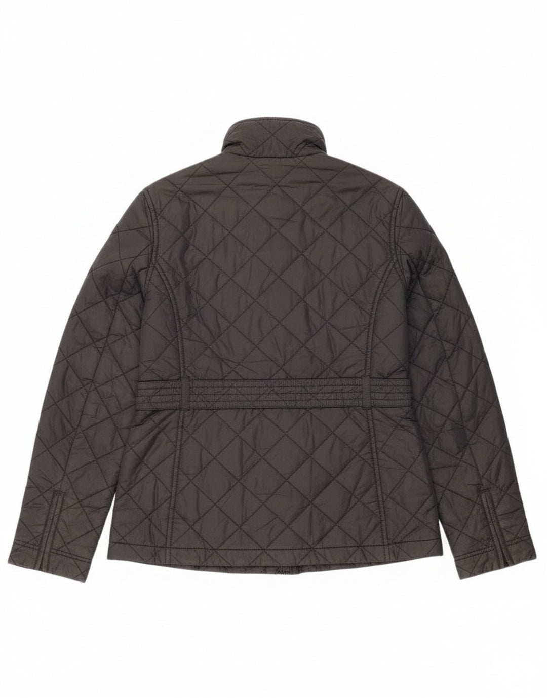 Jaqueta acolchoada feminina Jack Wills Reino Unido 14 grande nylon preto