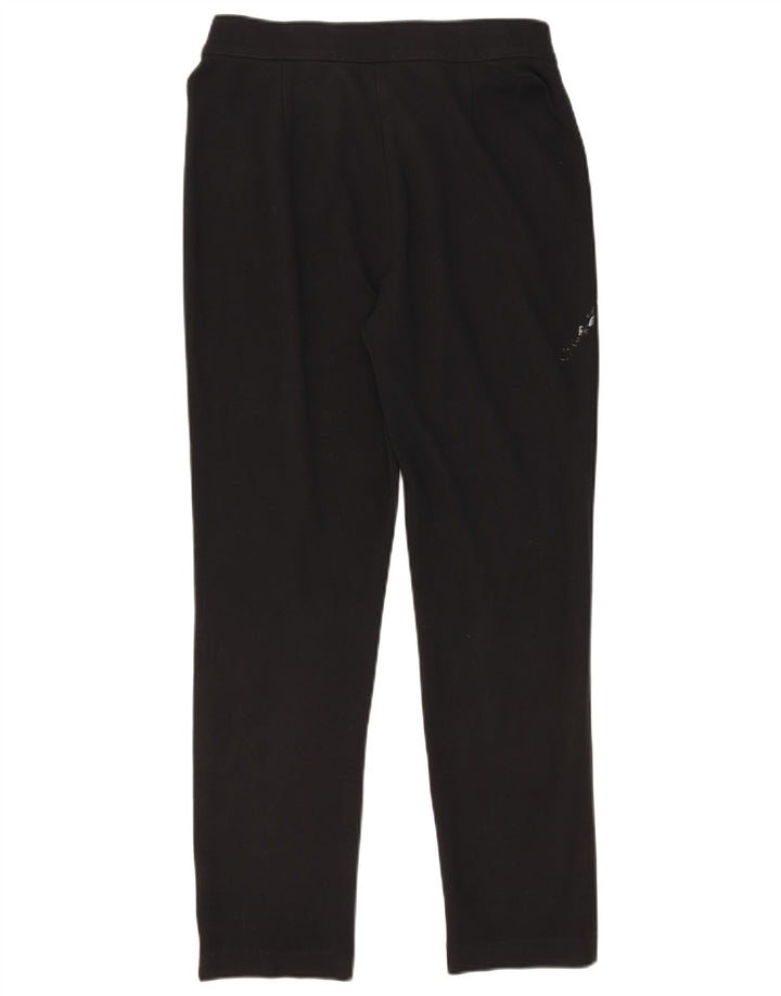 Calça de treino feminina Marks & Spencer Reino Unido 12 viscose preta média