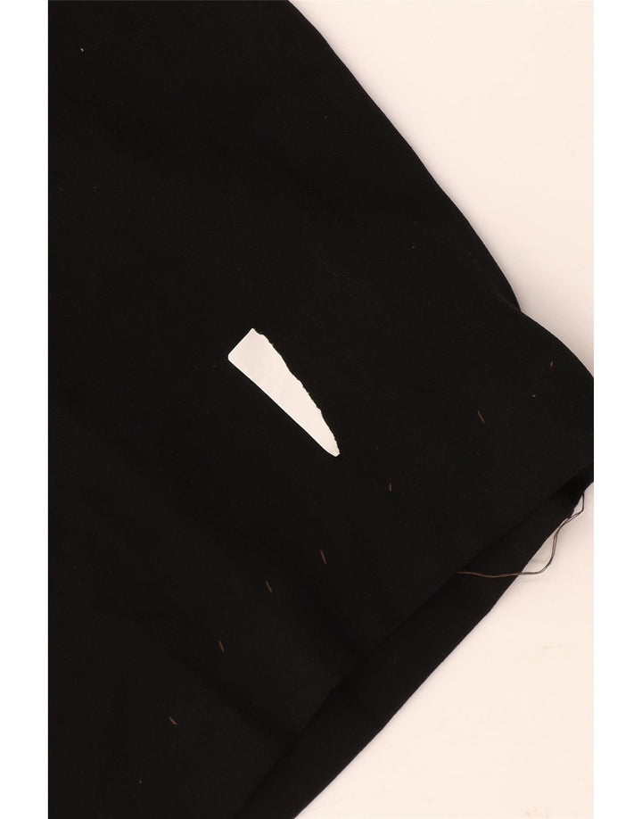 Calça capri feminina Marks & Spencer Reino Unido 16 grande W34 L22 poliéster preto