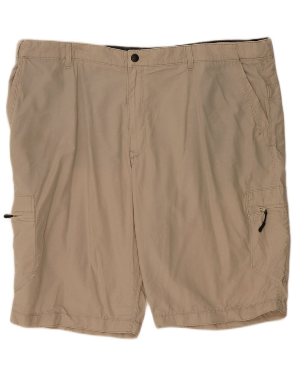 Shorts cargo masculino Marks & Spencer W44 2XL algodão bege