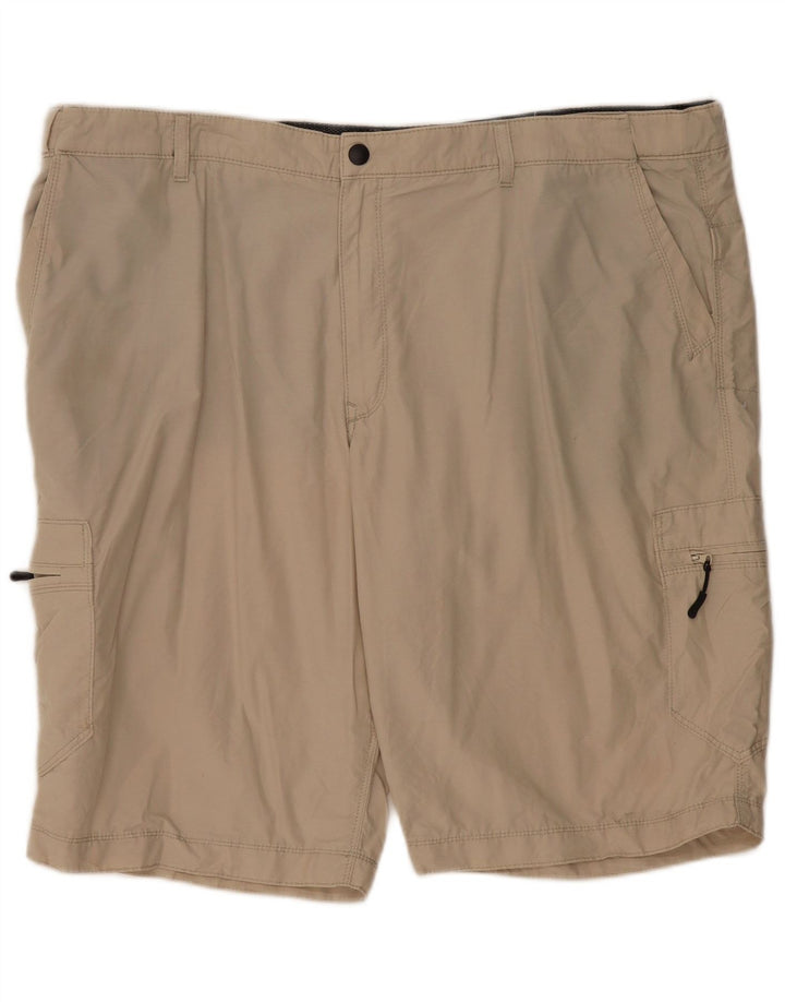 Shorts cargo masculino Marks & Spencer W44 2XL algodão bege