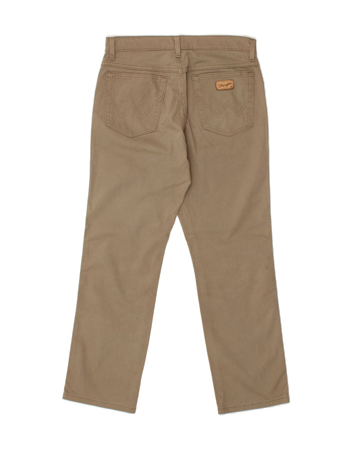 WRANGLER Mens Texas Straight Casual Trousers W30 L32 Beige Cotton Vintage Wrangler and Second-Hand Wrangler from Messina Hembry 