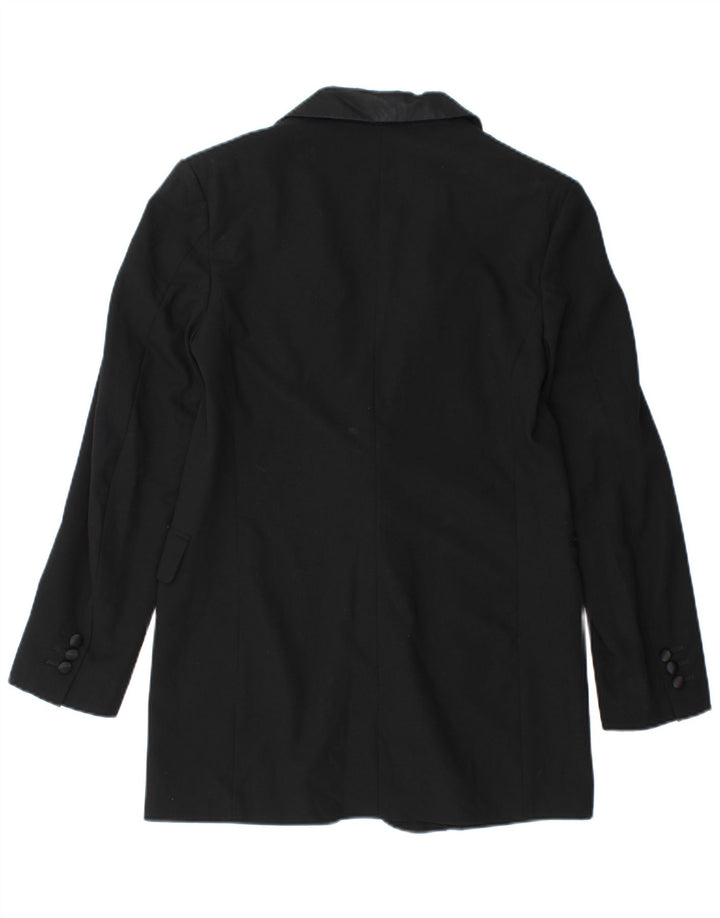 Jaqueta blazer feminina Alberto Biani com 1 botão IT 42 médio preto