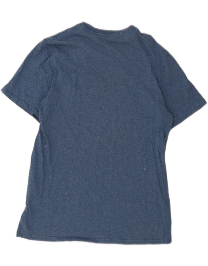 Camiseta feminina gráfica Levi's Top UK 12 algodão azul médio