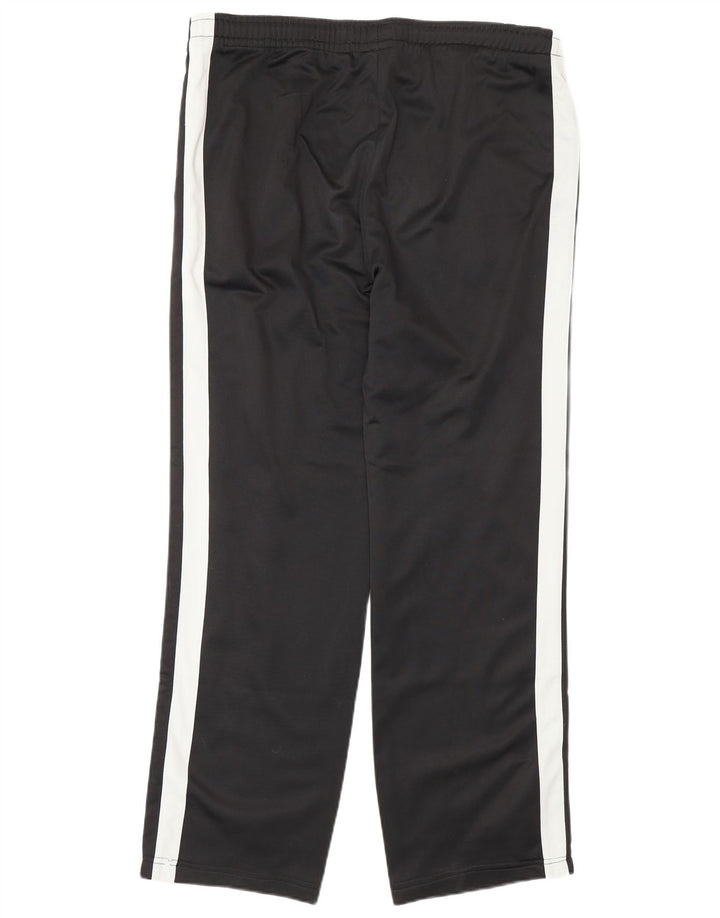 Calça de treino masculina Fila grande poliéster colorblock preto