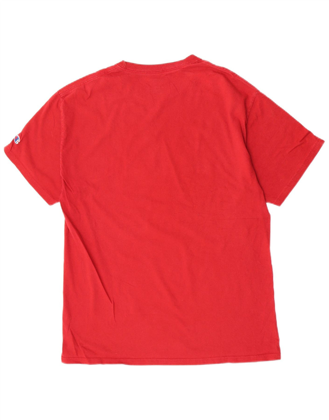 Camiseta masculina estampada Champion grande algodão vermelho