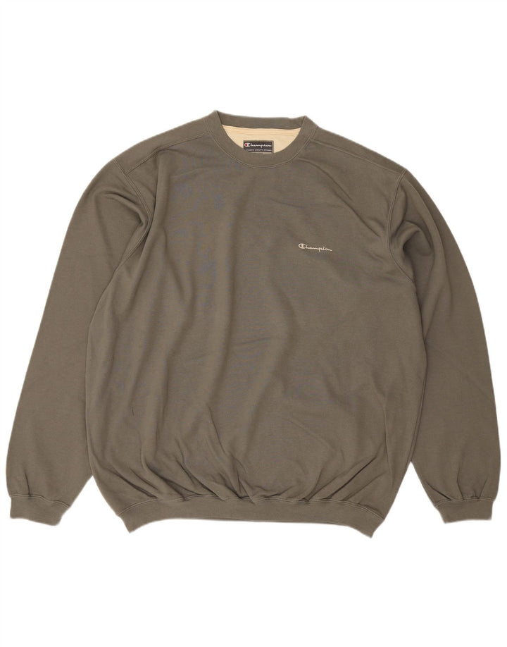 Champion moletom masculino jumper 2XL algodão cinza