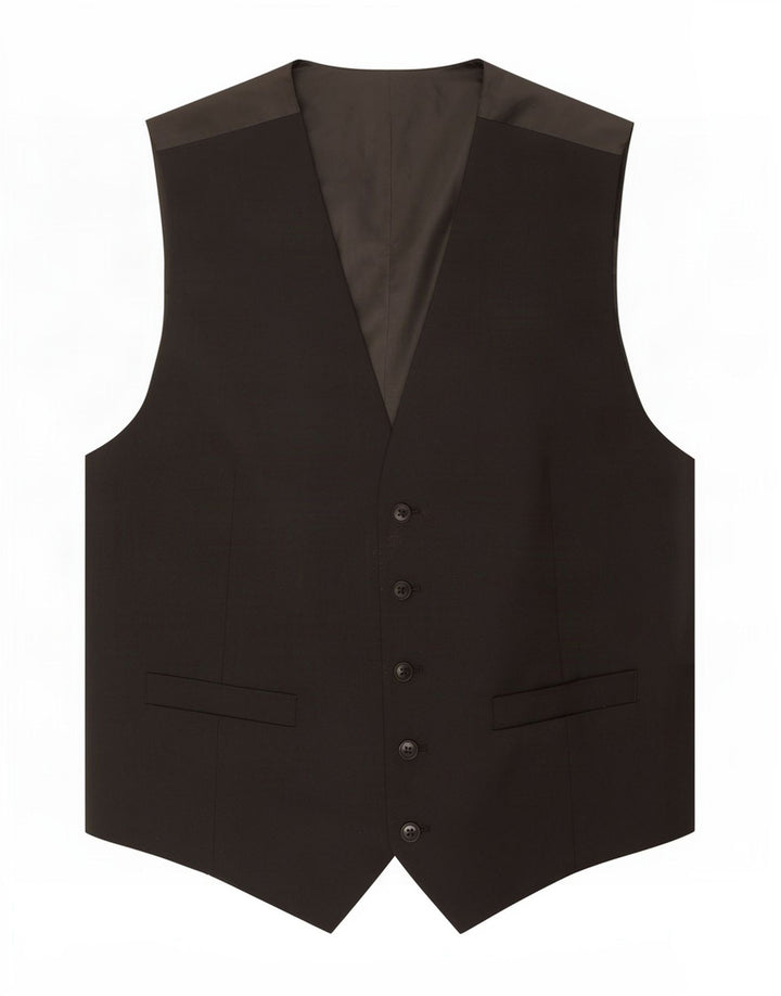 Colete masculino Marks & Spencer grande poliéster preto