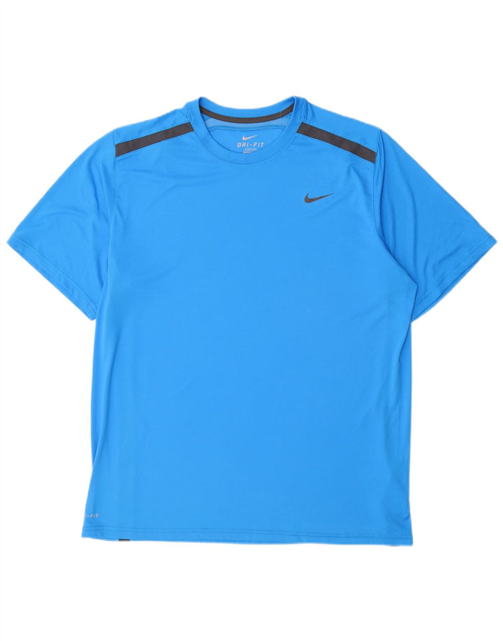 Camiseta Nike Masculina Dri Fit Top XL Azul Poliéster