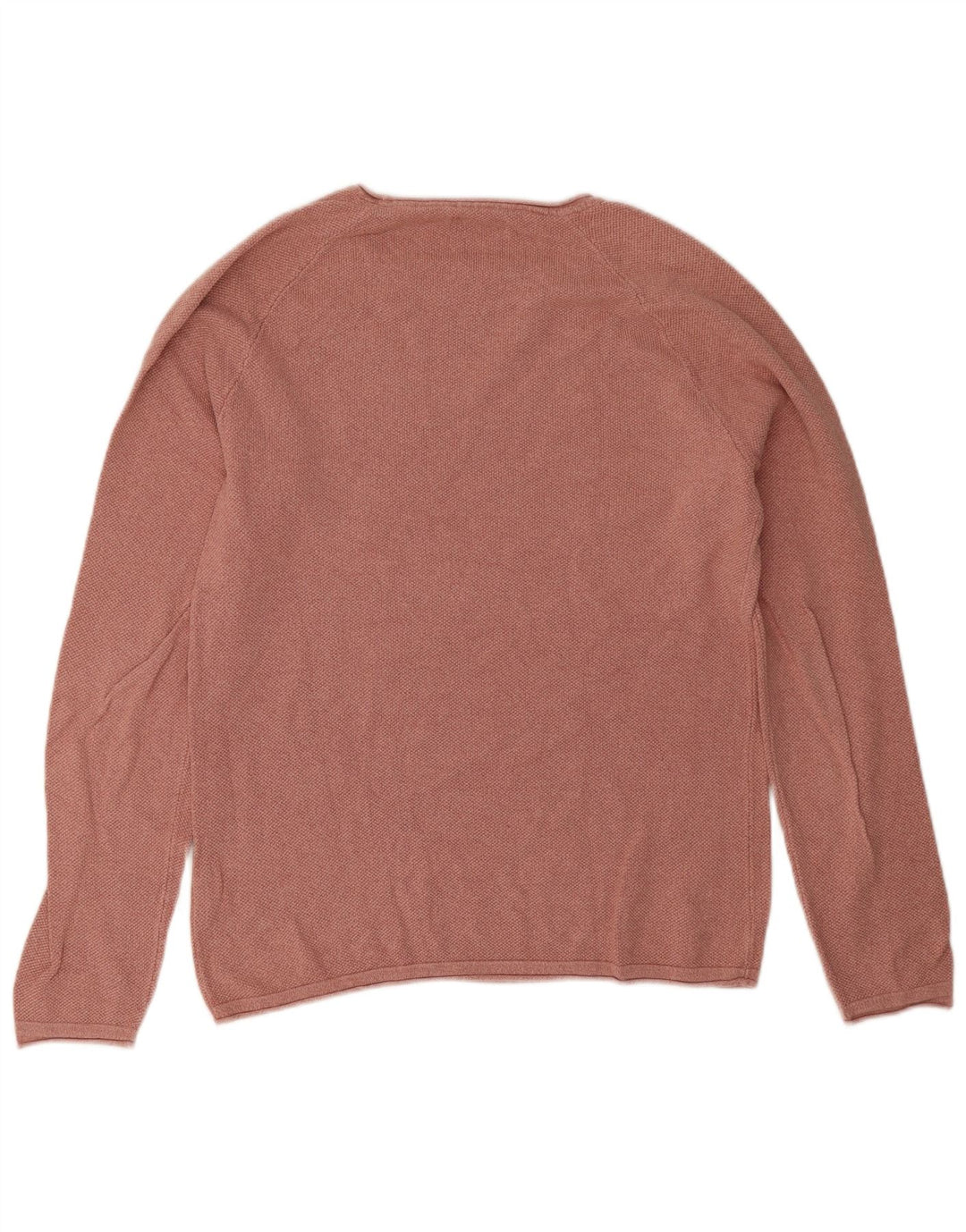 Suéter masculino Jack & Jones com gola redonda, grande algodão rosa