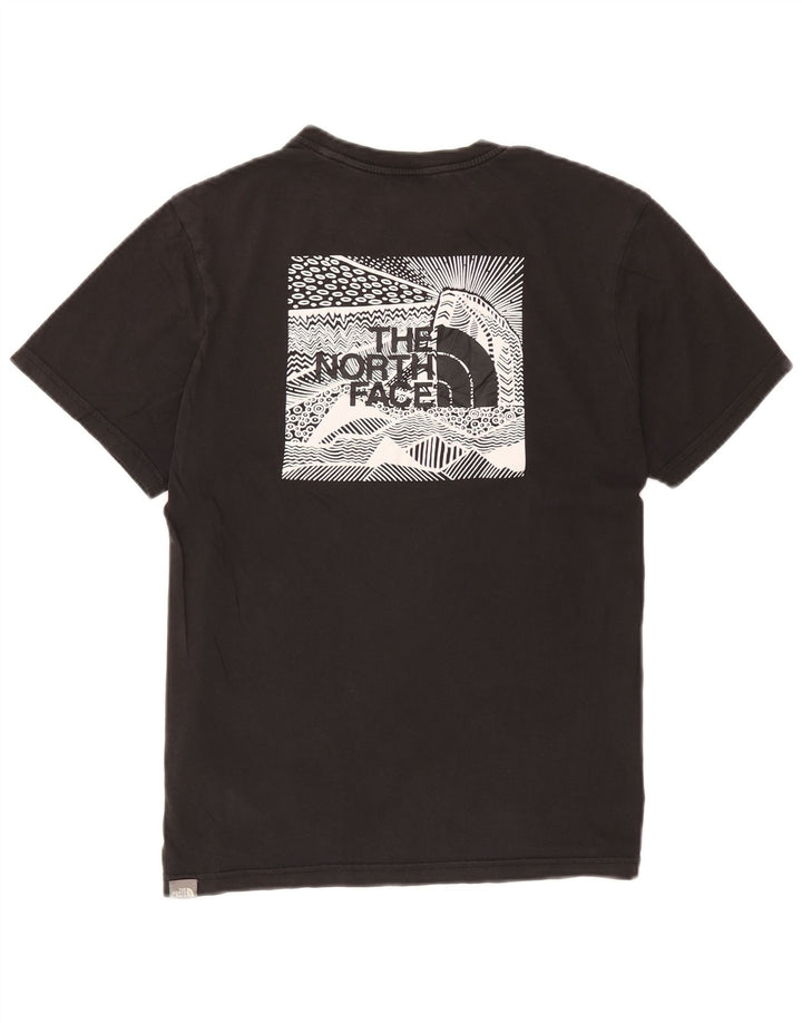 Camiseta gráfica masculina The North Face pequena preta