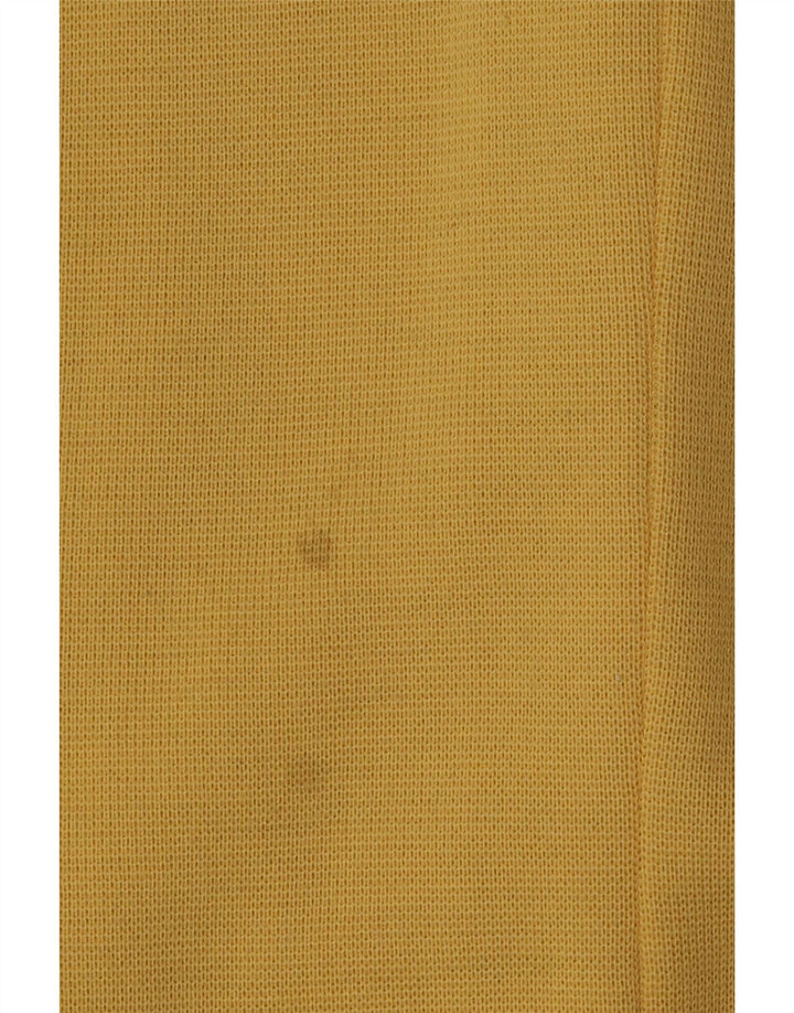 Luisa Spagnoli jaqueta blazer feminina de malha com 1 botão Reino Unido 10 pequena lã amarela