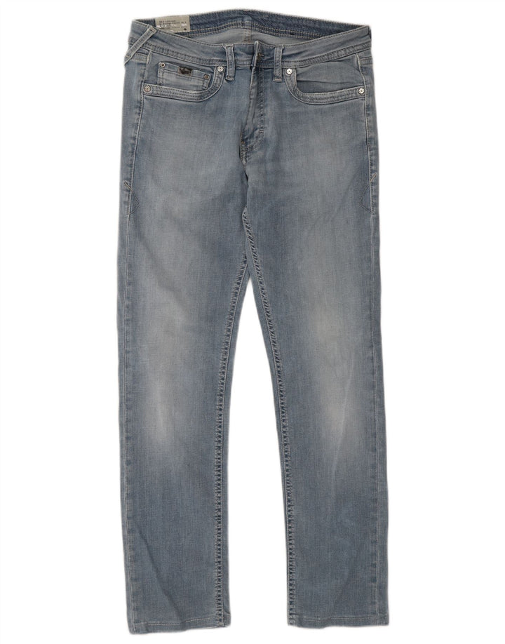 Gas Mens Slim Jeans W31 L29 Azul Algodão