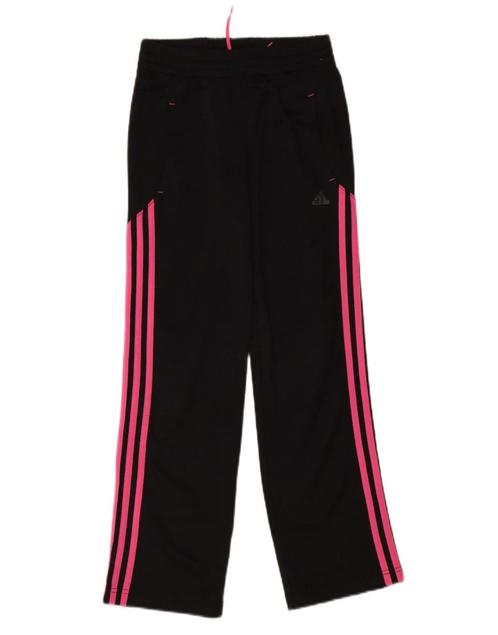 Calças de treino ADIDAS meninas 11-12 anos preto poliéster