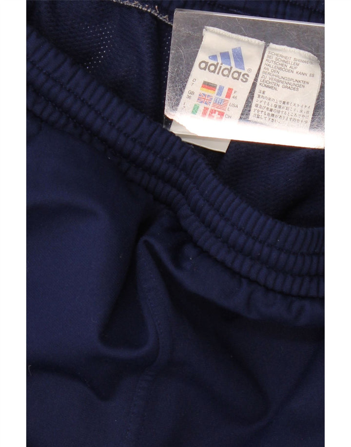 Shorts esportivos masculinos ADIDAS grandes poliéster azul marinho