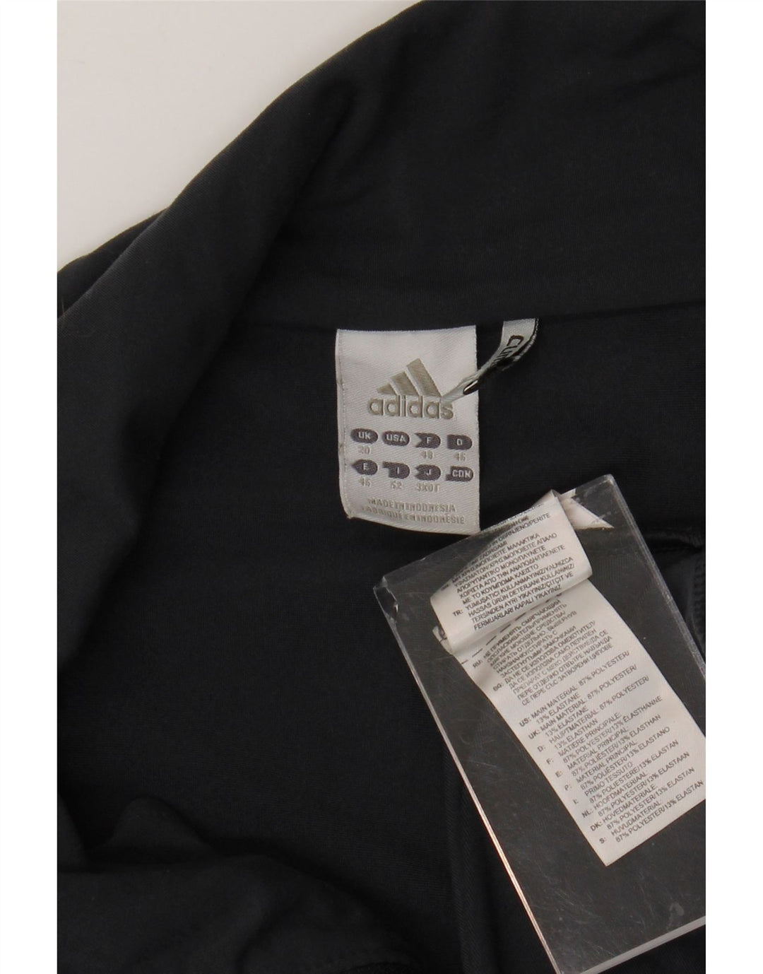 ADIDAS Womens Tracksuit Top Jacket UK 20 XL Cinza Poliéster