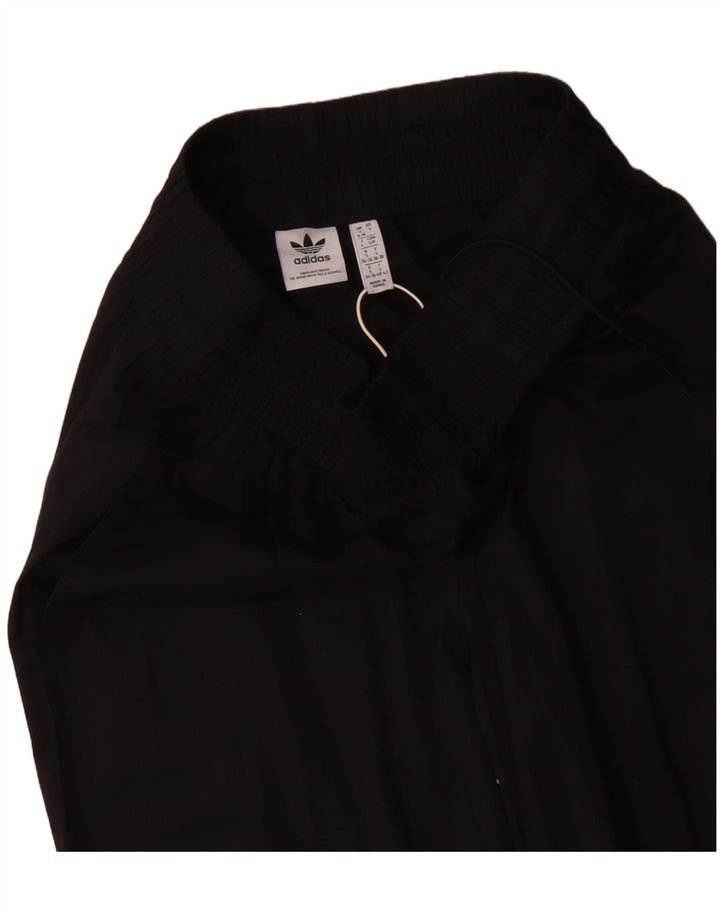 Calça cargo feminina ADIDAS cintura alta UK 8/10 pequena W25 L28 preta