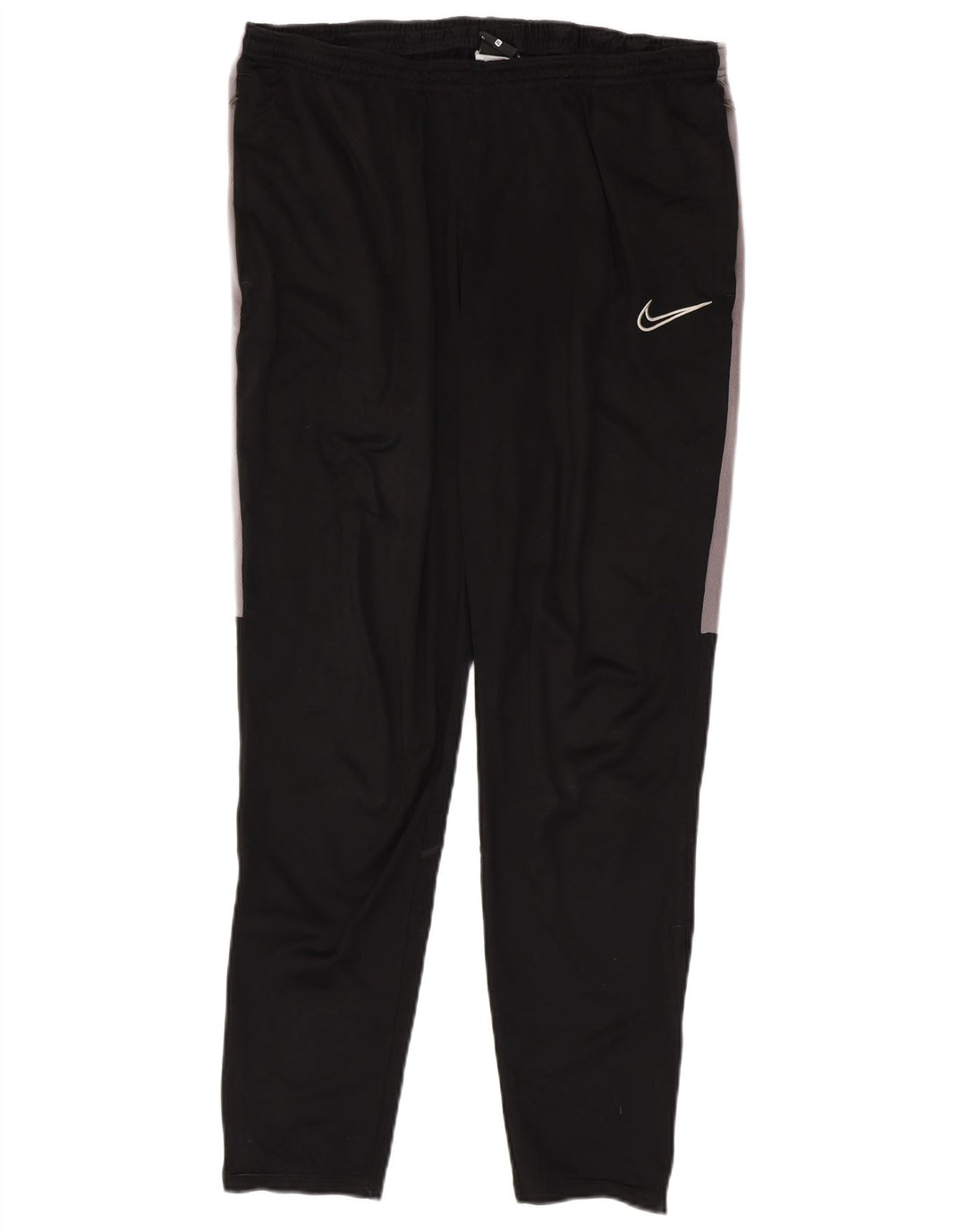 Calça de treino masculina Nike Dri Fit XL preta colorblock poliéster