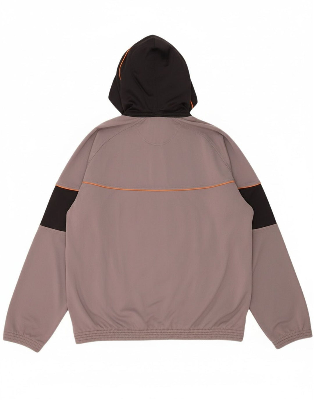 Jaqueta masculina com capuz CHAMPION grande bloco colorido cinza
