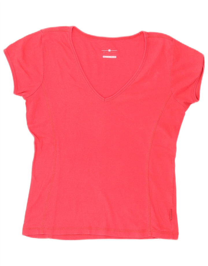 Camiseta feminina CHAMPION Heritage Fit UK 14 grande rosa