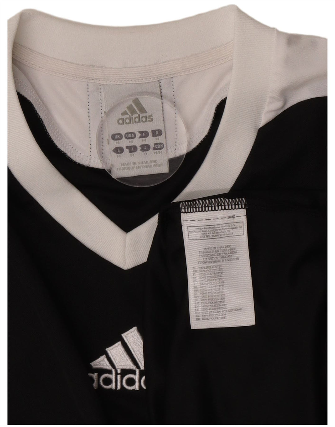 Adidas Masculino Climalite Camiseta Top Médio Preto Colorblock Poliéster