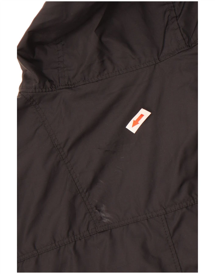 Jaqueta de chuva masculina Columbia com capuz UK 38 poliéster preto médio