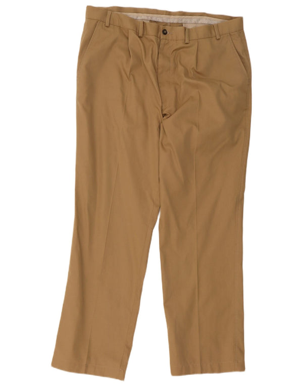 Calça Chino Masculina Marks & Spencer W38 L31 Algodão Bege