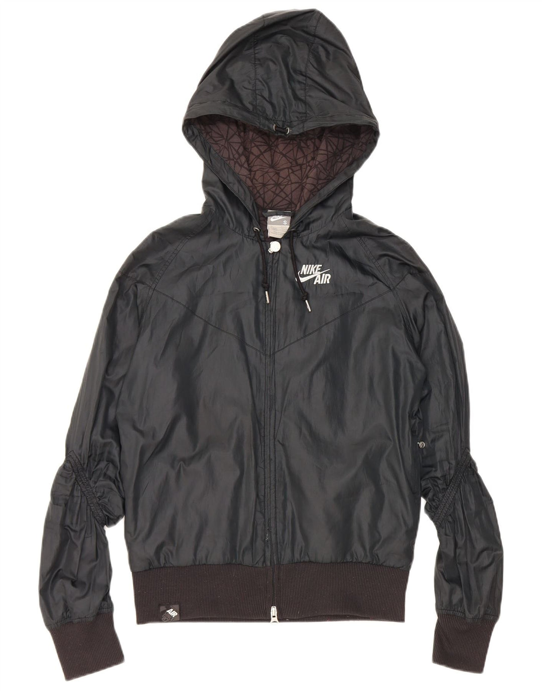 Jaqueta Nike Feminina com Capuz para Treino UK 8/10 Pequena Poliéster Preto