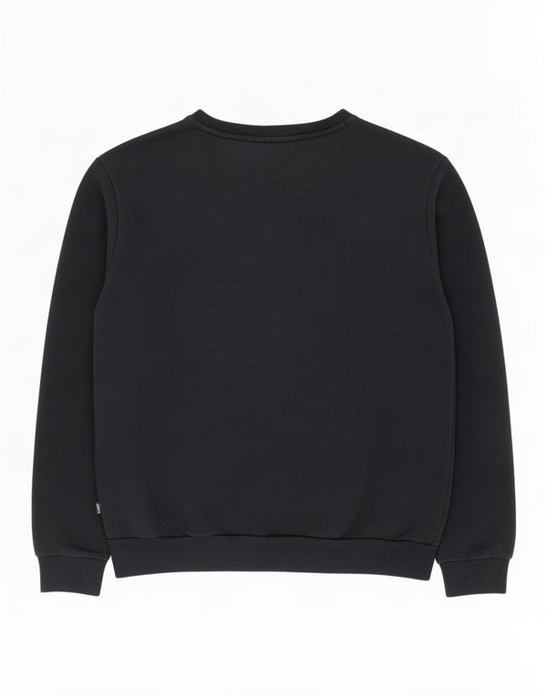 Puma Mens Graphic Moletom Jumper Médio Algodão Preto