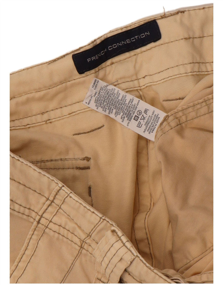 Shorts cargo masculino French Connection W38 XL algodão bege
