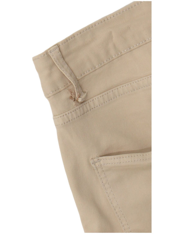 Zara Calça masculina skinny casual UE 44 grande W34 L32 algodão bege