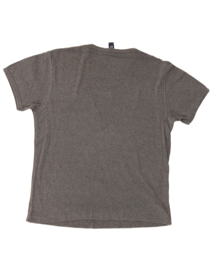 Camiseta masculina Gap Top XL algodão cinza