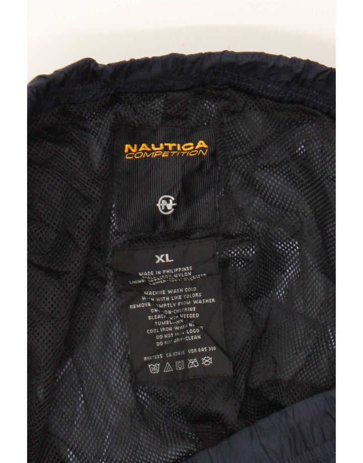 Calça impermeável masculina Nautica XL azul marinho nylon