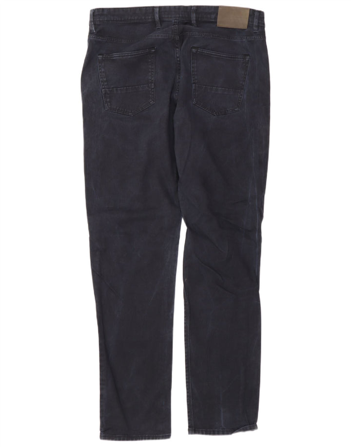 Jeans Slim Masculino Massimo Dutti EU 44 Grande W34 L30 Azul Marinho