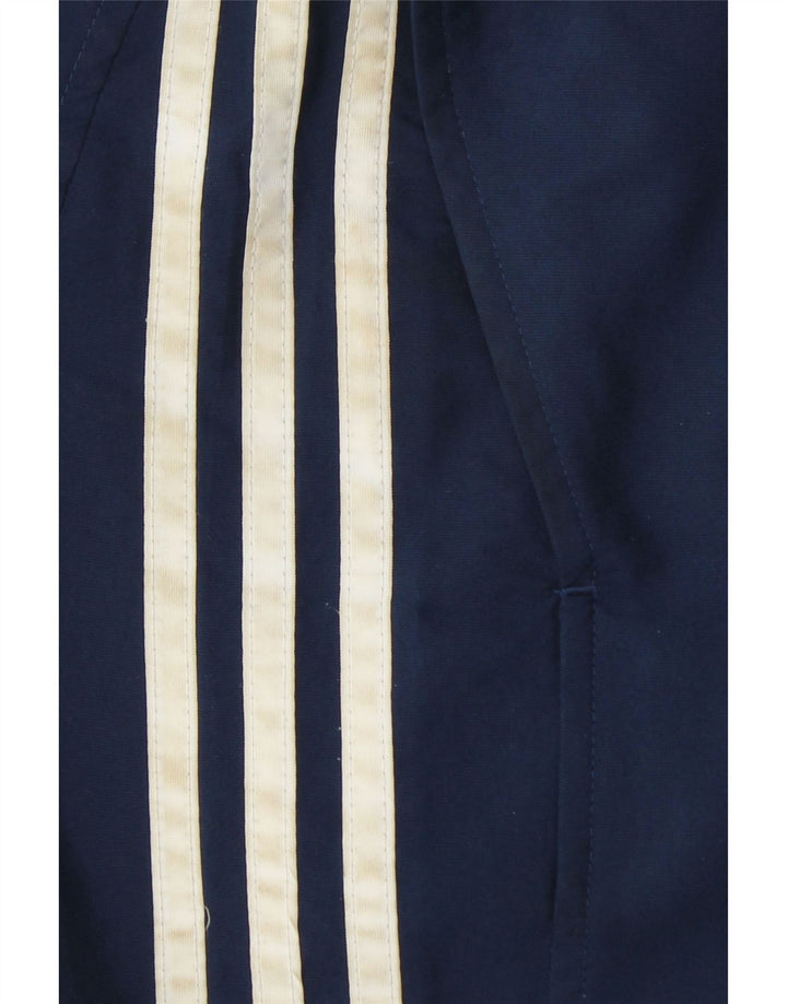 Shorts esportivos masculinos ADIDAS grandes poliéster azul marinho