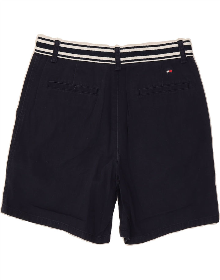 Shorts Chino feminino TOMMY HILFIGER EUA 6 médio W30 azul marinho