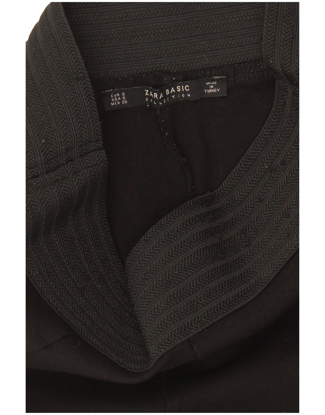 Zara Leggings Mulher UK 8 Pequenas Pretas