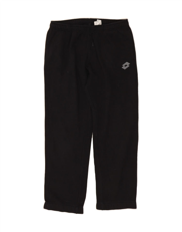 LOTTO Mens Tracksuit Trousers XS  Black Cotton Vintage Lotto and Second-Hand Lotto from Messina Hembry 