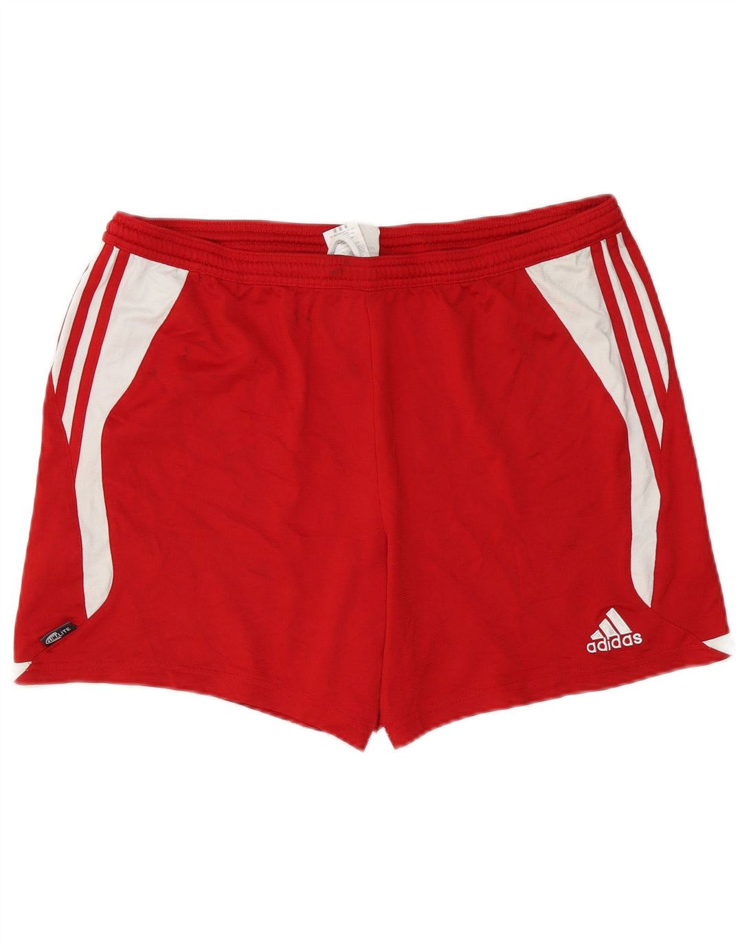 Adidas Masculino Climalite Sport Shorts XL Vermelho Colorblock Poliéster