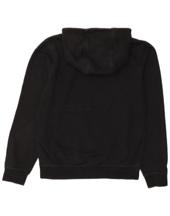 Jumper com capuz gráfico masculino Nike pequeno algodão preto