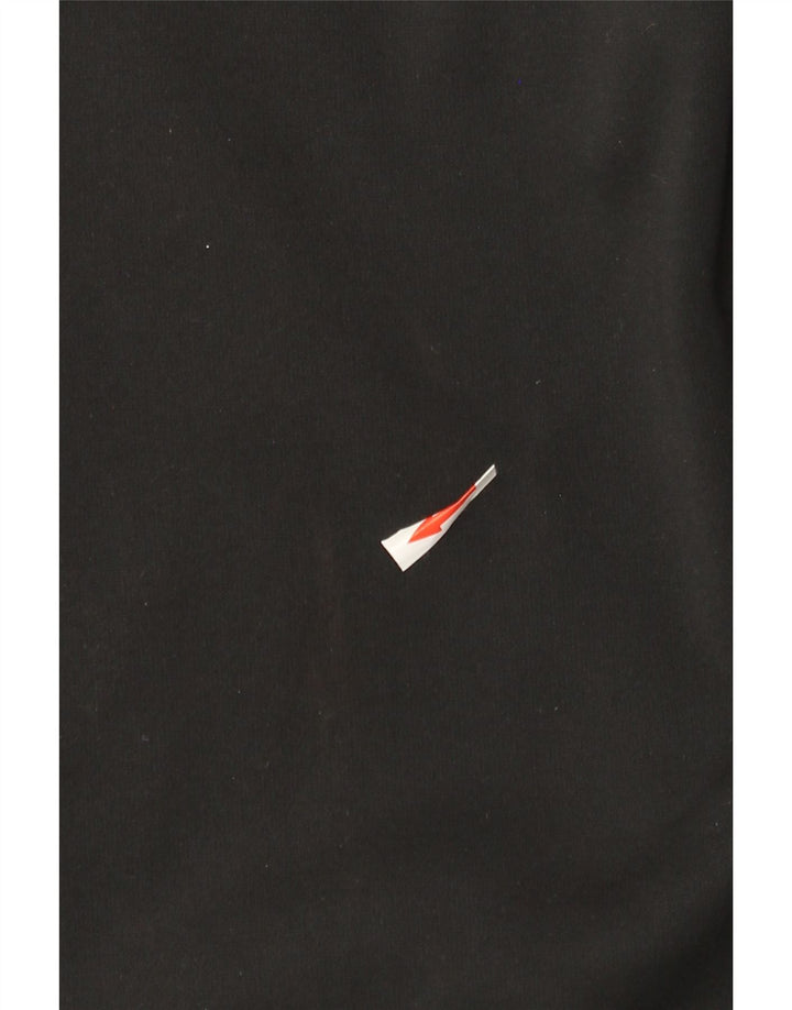 Suéter Nike masculino Dri Fit Zip com capuz pequeno poliéster preto