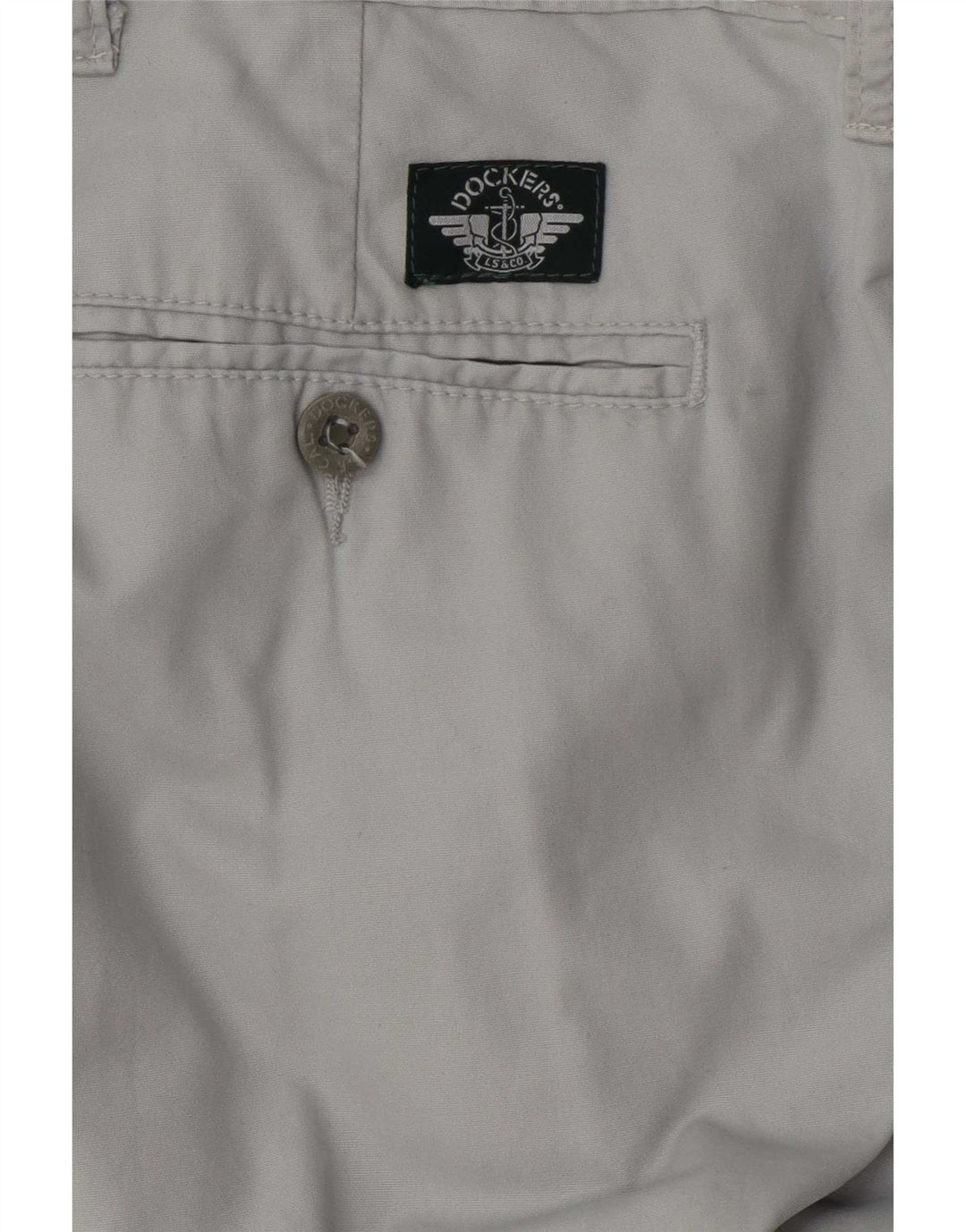 Calça Chino Masculina Dockers Pegged W42 L29 Cinza