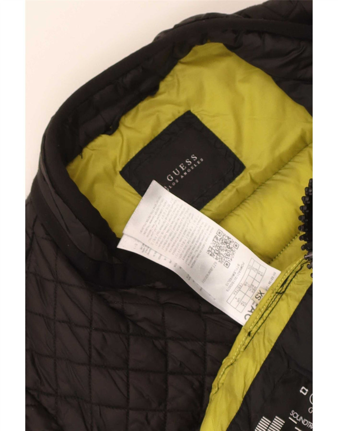 Jaqueta acolchoada feminina Guess UK 4 XS poliéster preto