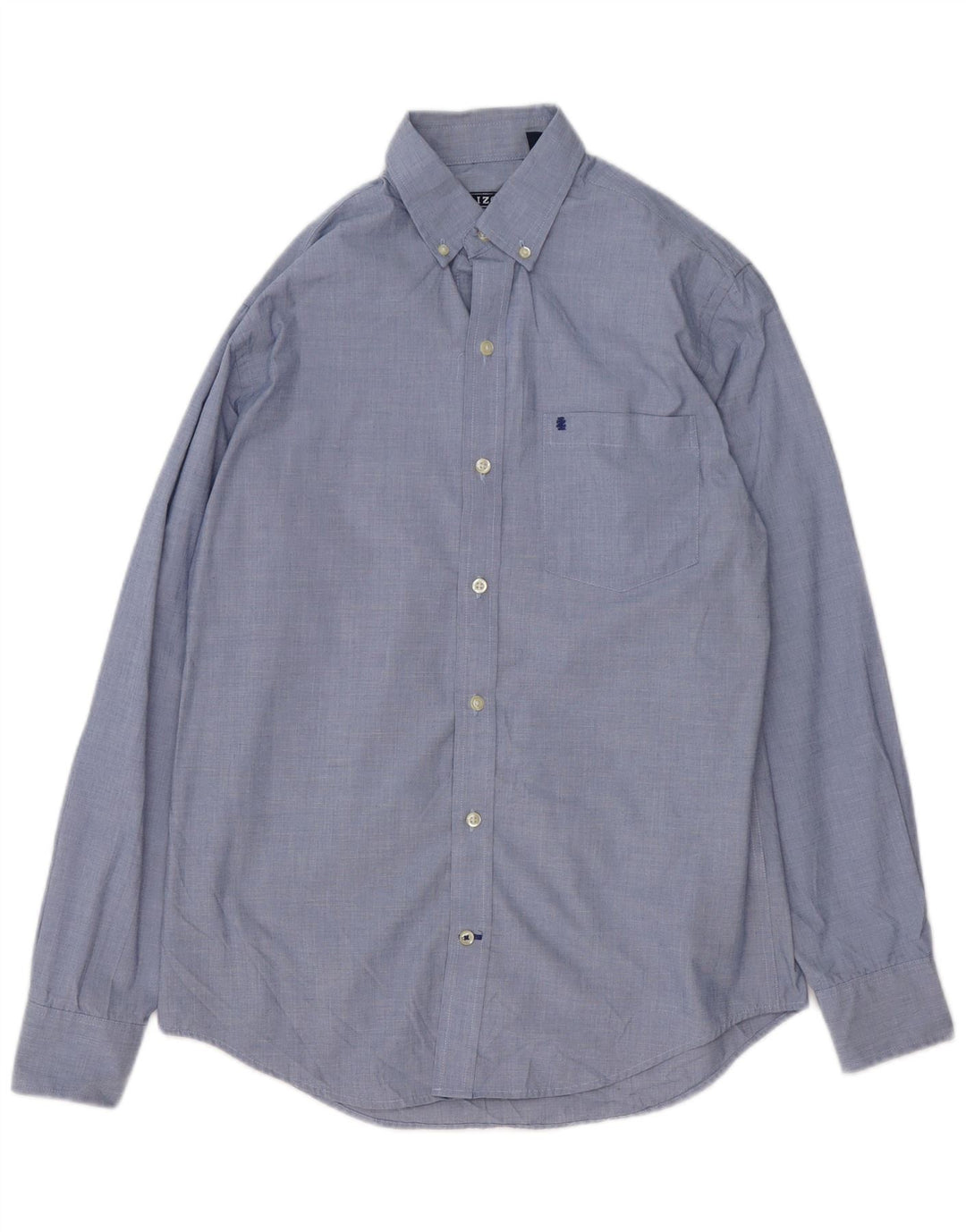 Camisa masculina IZOD pequena algodão azul
