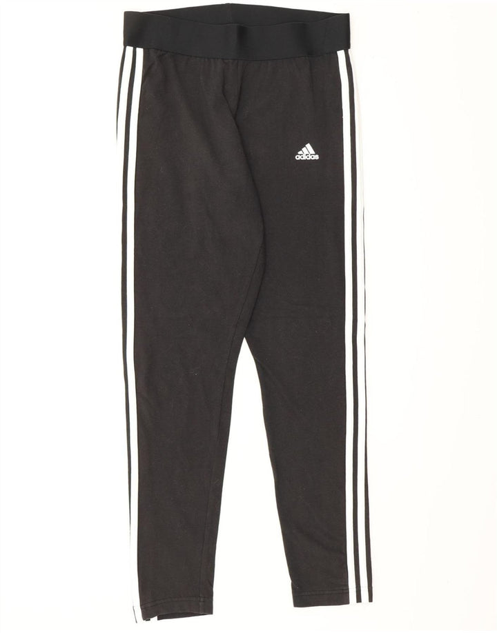 Leggings Adidas Femininas UK 12/14 Médio Algodão Preto