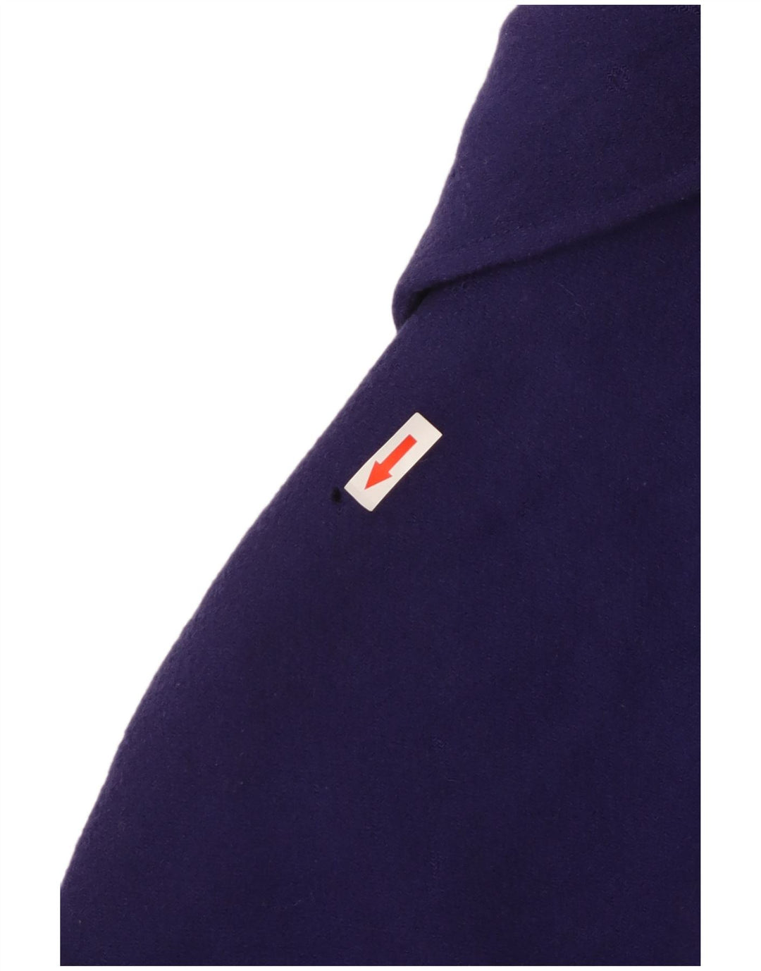 Casaco feminino vintage oversized com peito duplo IT 42 lã roxa média