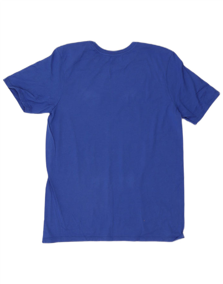 Camiseta Nike Masculina Athletic Fit Graphic Top Azul Médio