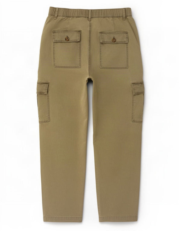 Calça cargo feminina Marks & Spencer para corrida, Reino Unido 12 Médio W30 L26 Cáqui