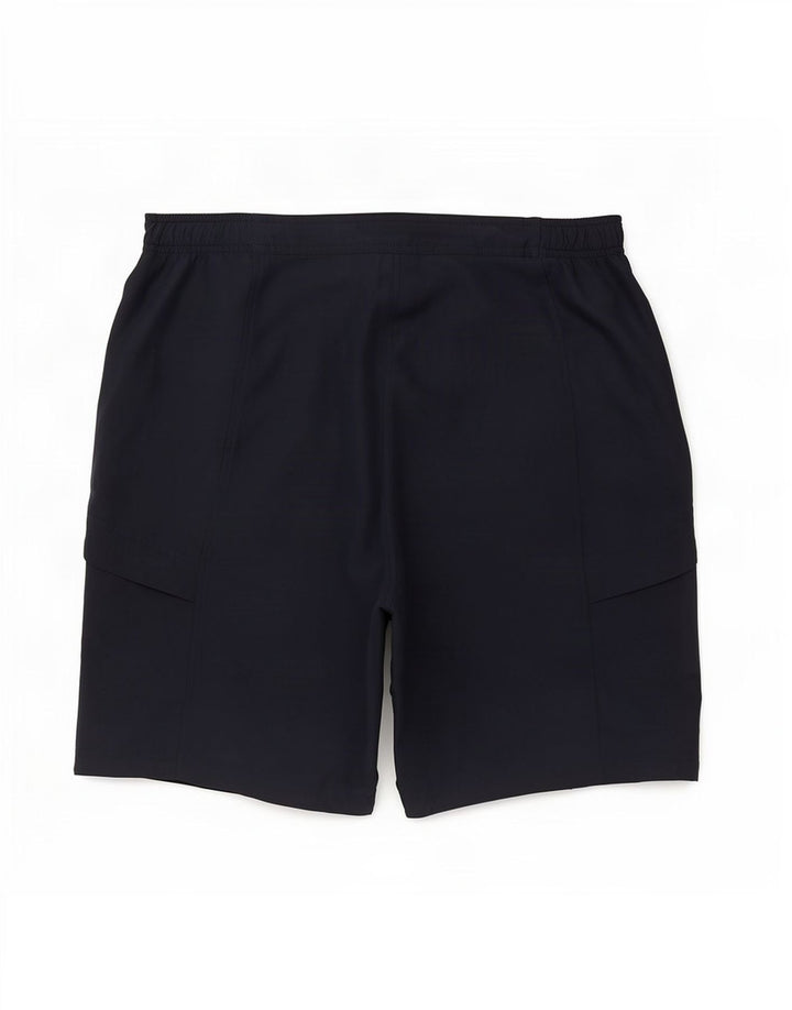 Shorts casuais masculinos Asics XL W36 azul marinho poliéster