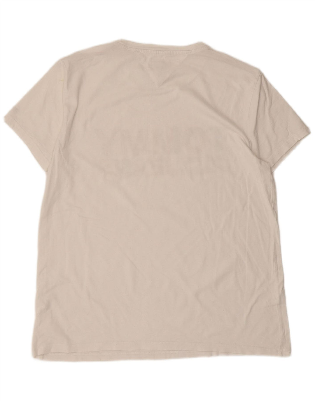 Camiseta masculina Tommy Hilfiger gráfica grande branca